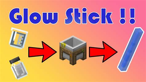 Glow sticks may be made to glow by shaking them. . How to make glow sticks in minecraft